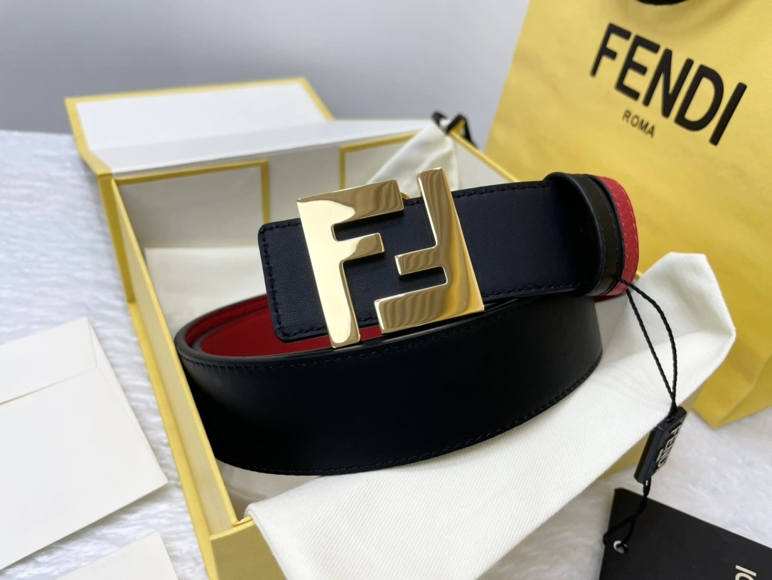 Barbara-- F594i Calfskin reversible 3.5cm item:D-S179F0524